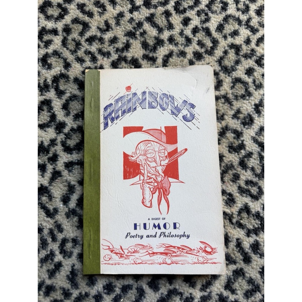 Rainbows Humor Poetry Philosophy Books Lot Of 2- 1952 1964 Ashley Henderson VTG